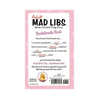 Bachelorette Bash Mad Libs - Juego de Fiesta Divertido