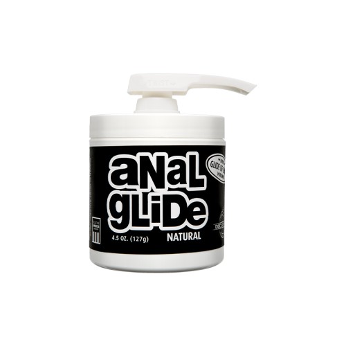 Natural Anal Lube Pump 4.5oz - Effortless Glide