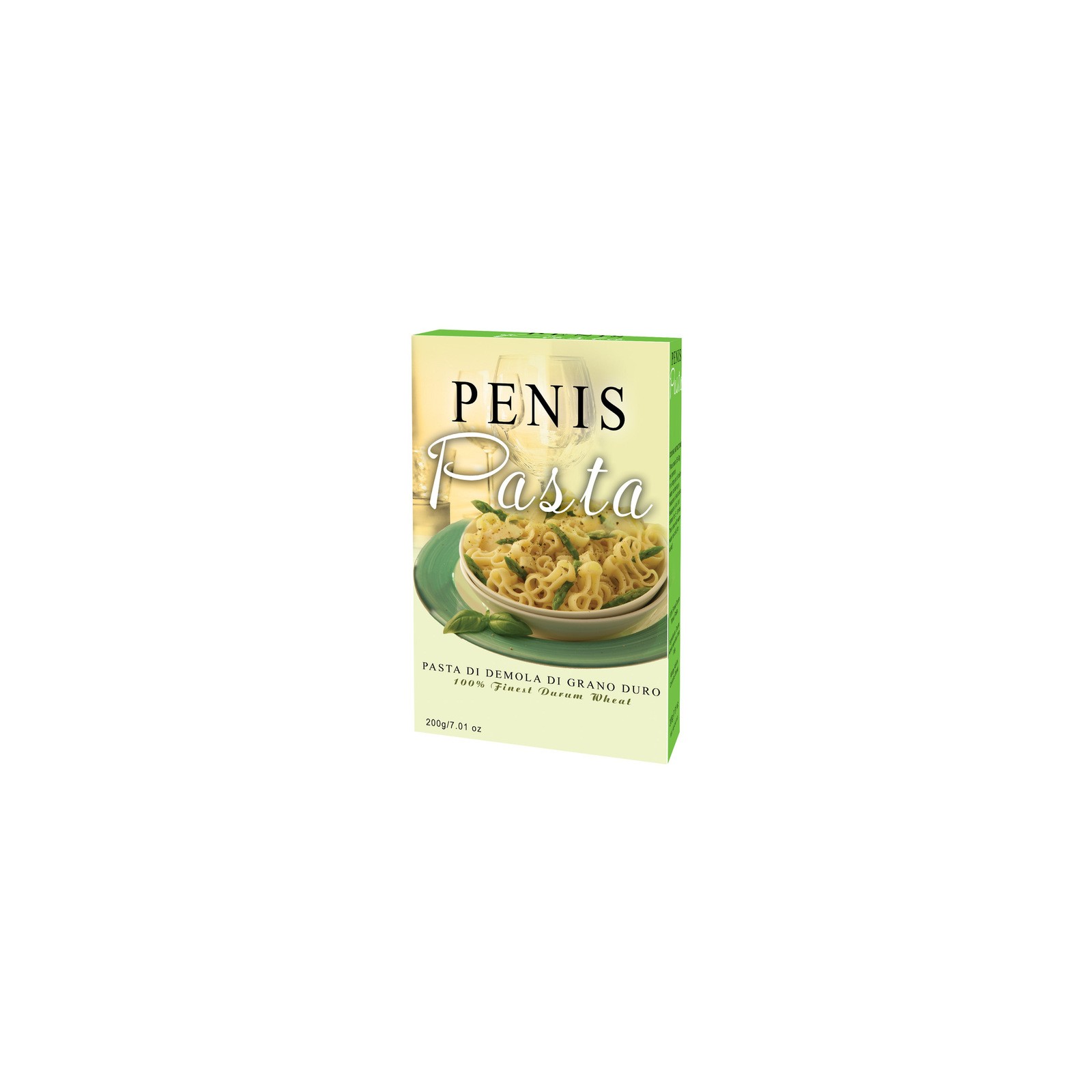 Pasta con Forma de Pene 200g - Divertido y Comestible