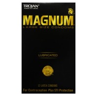 Condones Trojan Magnum Tamaño Más Grande 12-Pack