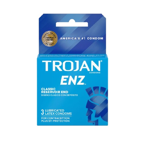 Condones Lubricados Trojan-Enz 3-Pack