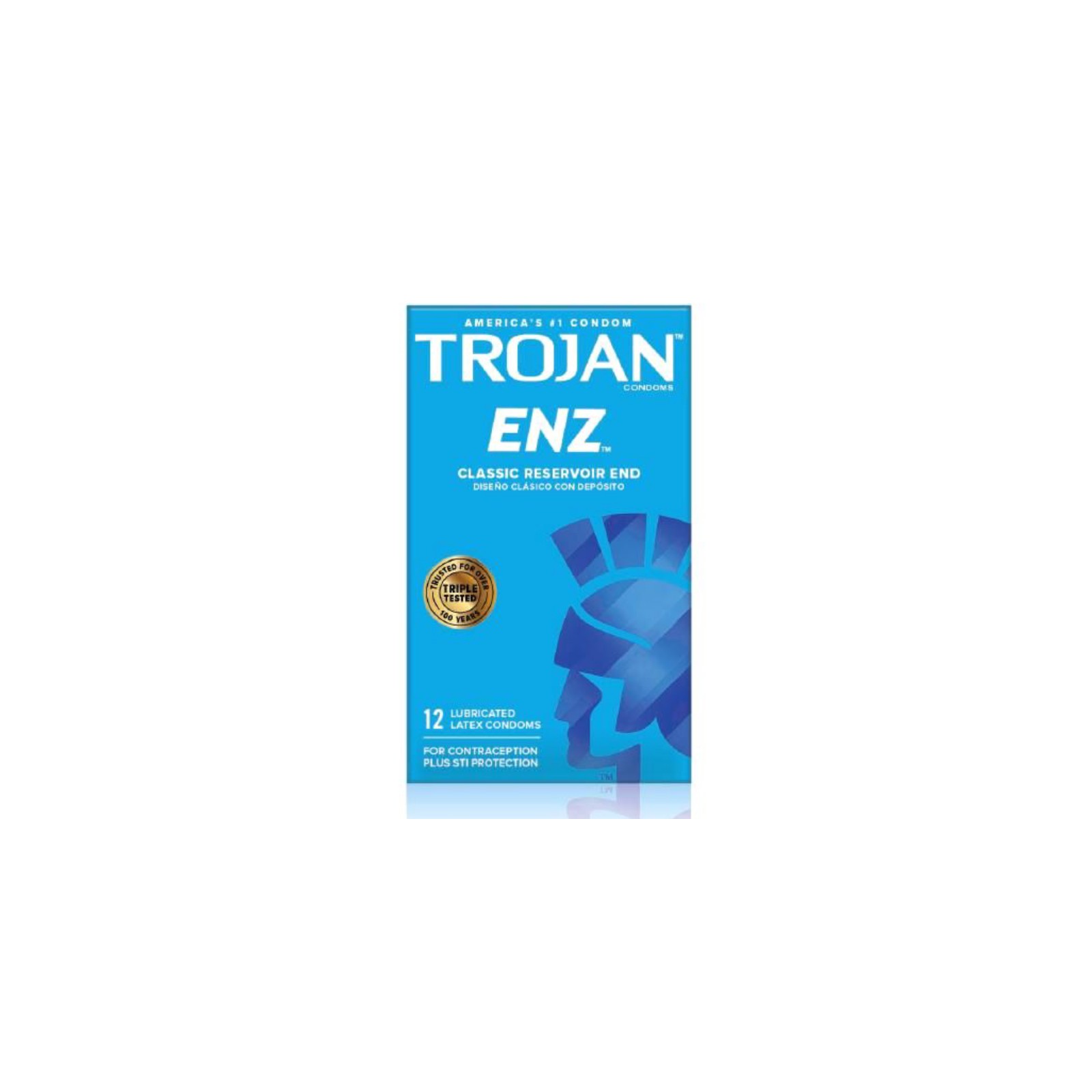 Trojan-Enz Lubricated Condoms 12-Pack