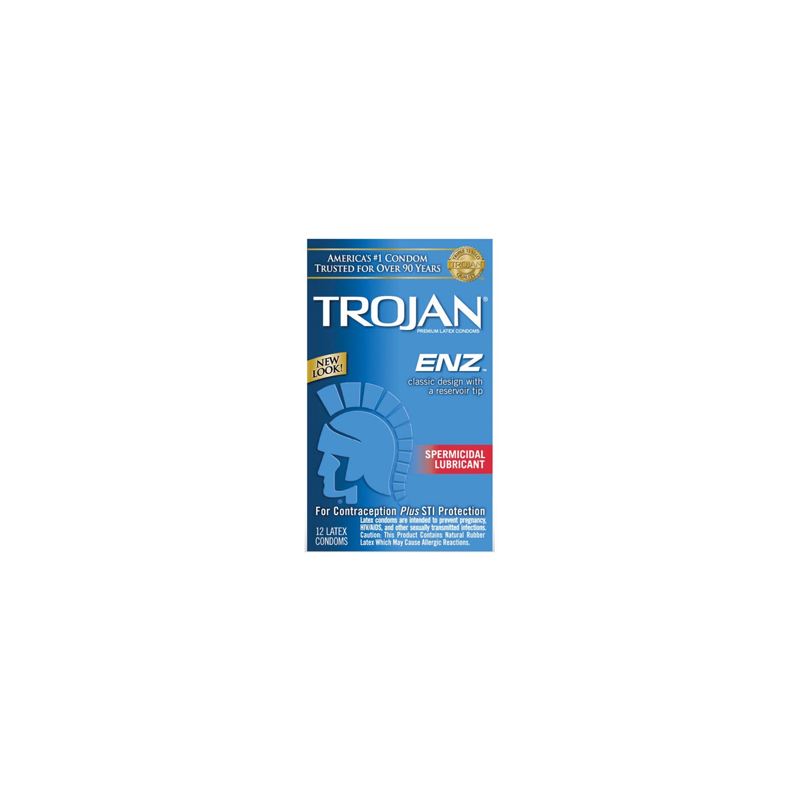 Trojan-Enz 12-Pack Condoms with Lubricant