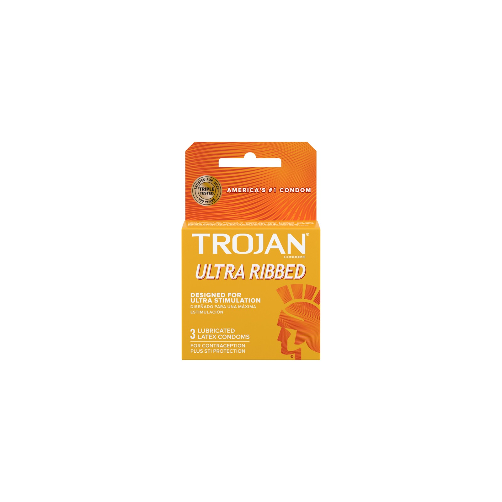 Condones Lubricados Trojan Ultra Ribbed