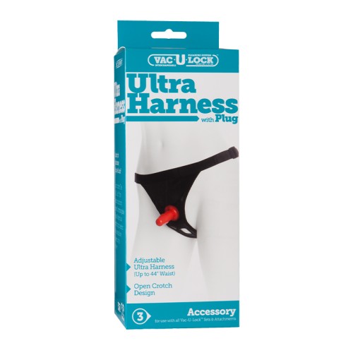 Arnés Ultra Vac-U-Lock con Plug para Placer Máximo