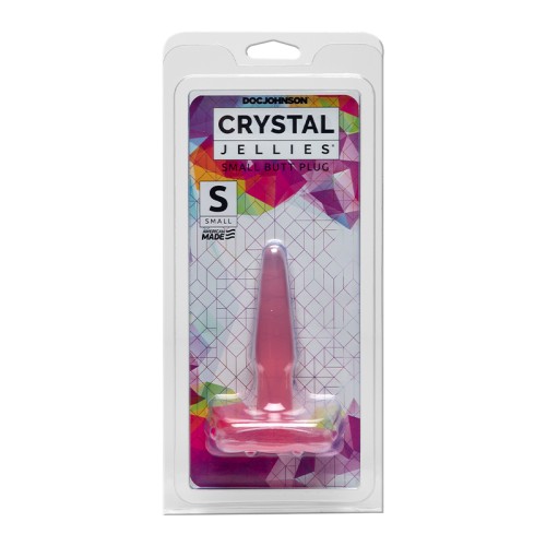 Plug Anal Pequeño Crystal Jellies Rosa - Juguete de Placer