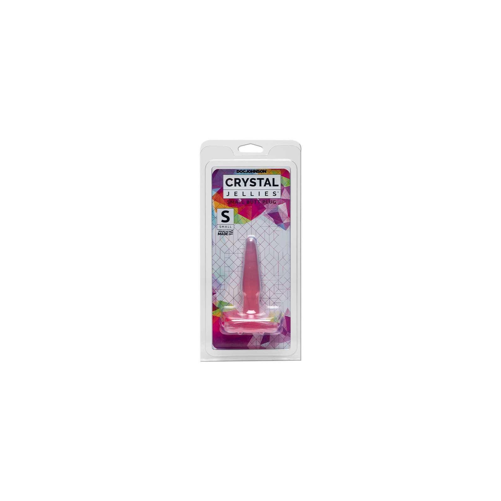 Plug Anal Pequeño Crystal Jellies Rosa - Juguete de Placer