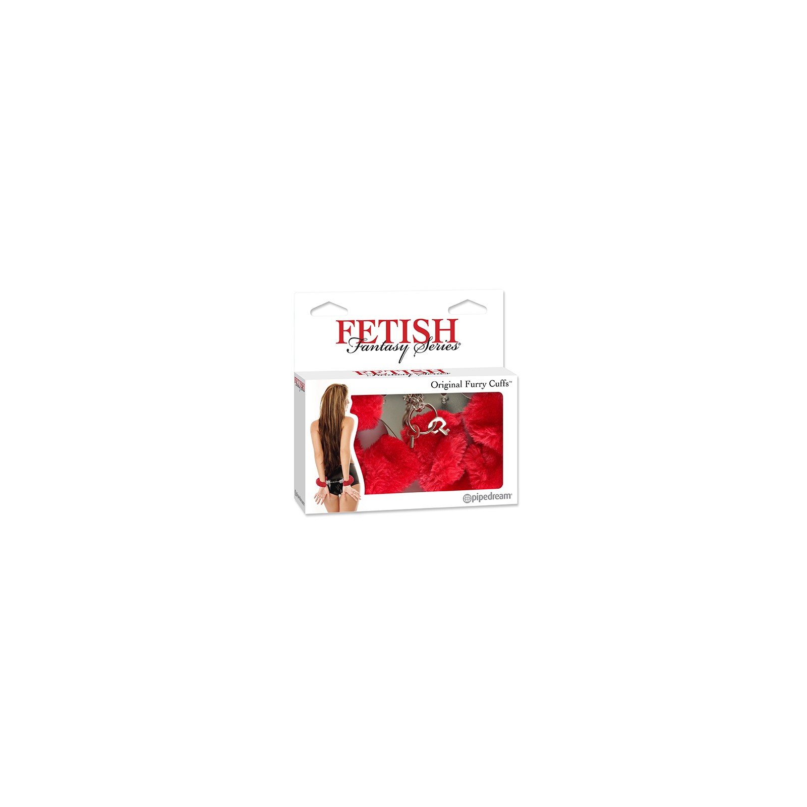 Fetish Fantasy Red Furry Cuffs for Couples