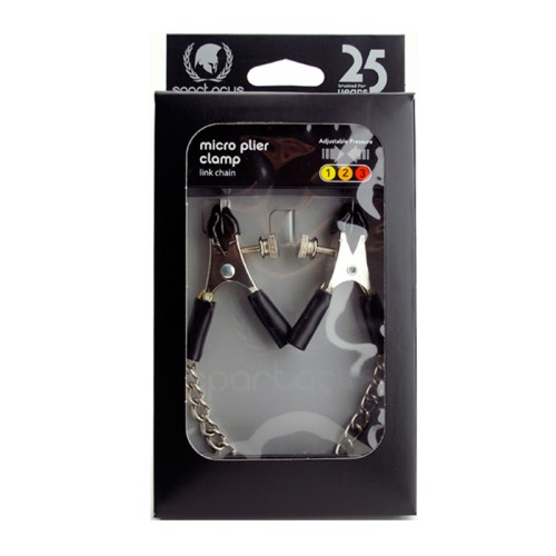 Spartacus Adjustable Nipple Clamps with Curved Chain