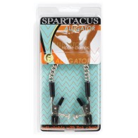 Spartacus Adjustable Nipple Clamps with Curbed Chain