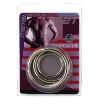 Spartacus Metal Cock Ring Set