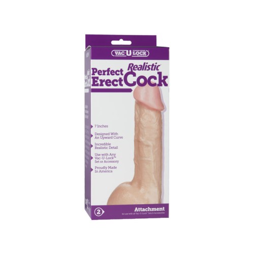 Vac-U-Lock Perfect Erect Cock Realista