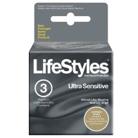 LifeStyles Ultra Sensitive Condoms (3 pack)