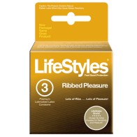 Preservativos LifeStyles Ultra Ribbed 3 paquete