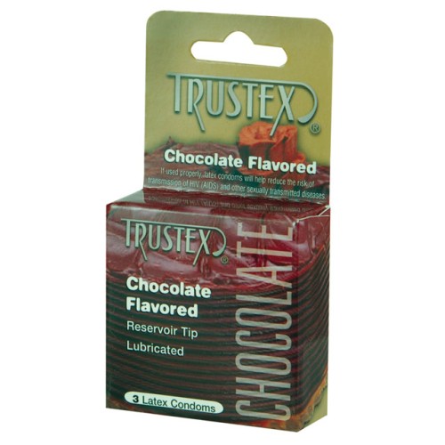 Condoms Sabor Chocolate Trustex - 3 Pack