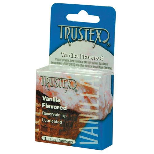 Condones Sabor Vainilla Trustex - Sin Azúcar