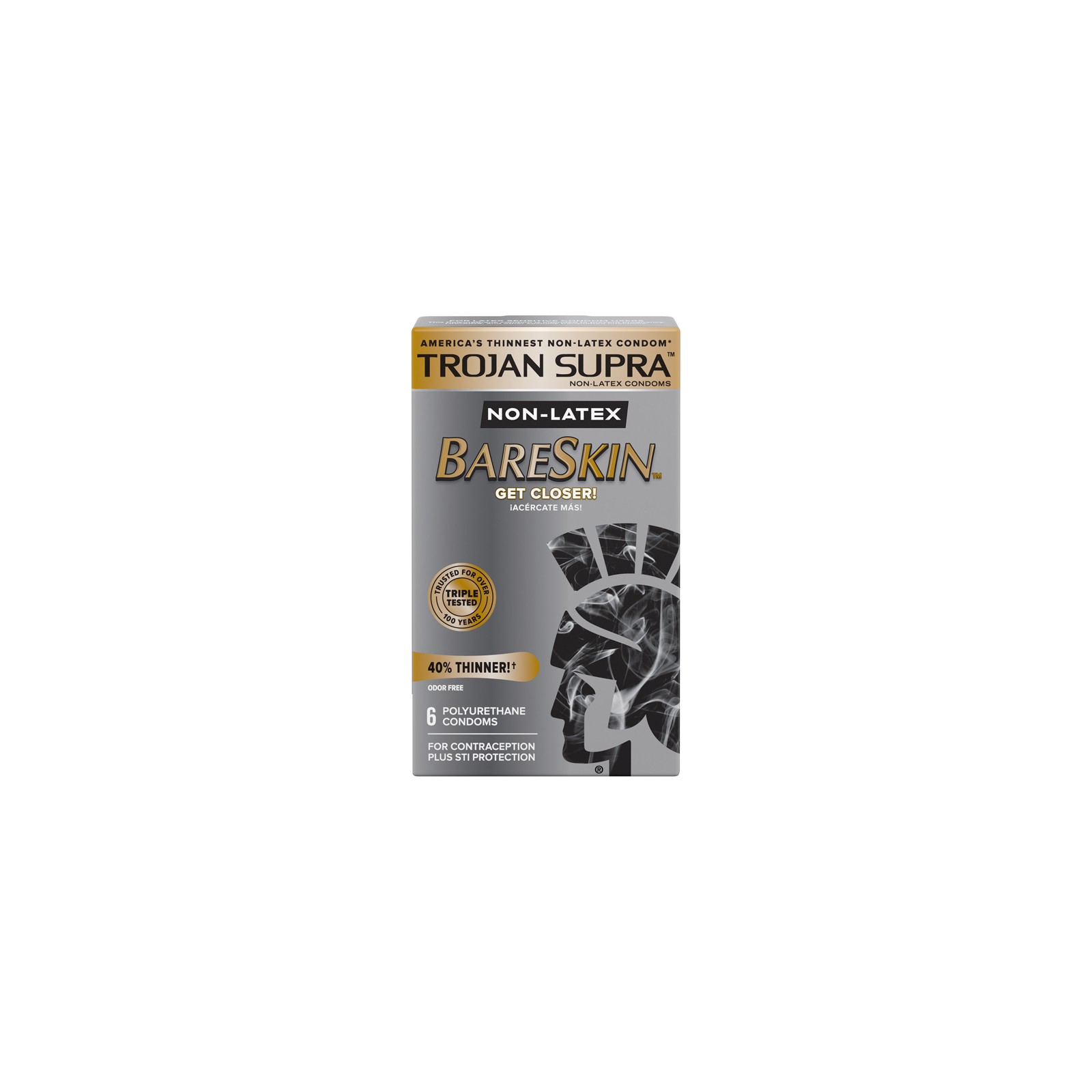 Trojan Supra Ultra-Thin Polyurethane Condoms