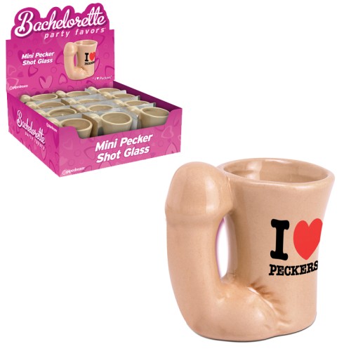 Pipedream Bachelorette Party Mini Pecker Shot Glasses