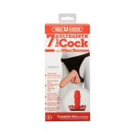 Vac-U-Lock 7 Inch ULTRASKYN Cock and Ultra Harness