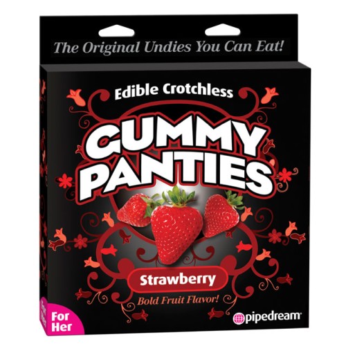 Pipedream Edible Gummy Panties Strawberry Flavor