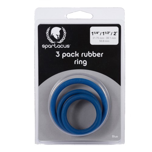 Spartacus Cock Ring Set Blue - Better Performance