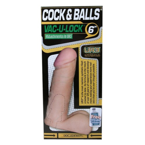 Vac-U-Lock 6 pulgadas Cock UR3 Blanco