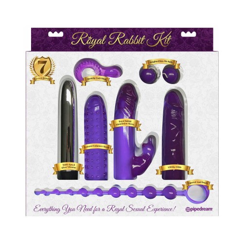 Pipedream Royal Rabbit 7-Piece Kit - Luxurious Pleasure