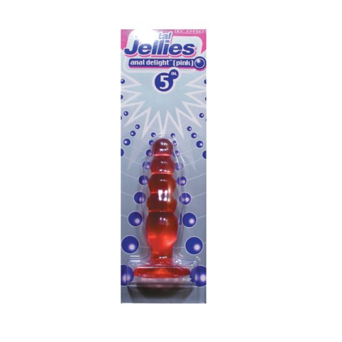 Crystal Jellies Placer Anal Rosa 5in