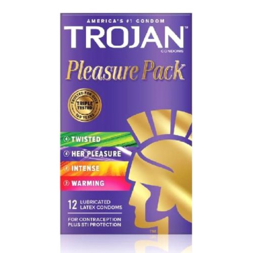 Pack de Placer Trojan 12 Condones