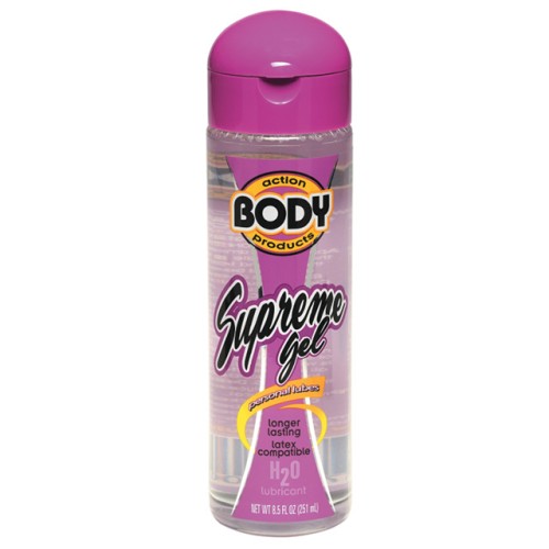 Gel Lubricante a Base de Agua Body Action Supreme 8.5 fl oz