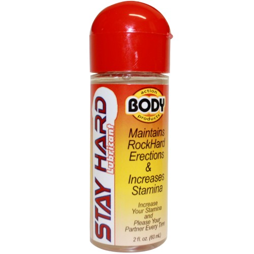 Body Action Stay Hard Lubricant 2.3oz