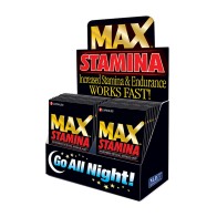 Cápsulas Estimulantes Sexuales MaxStamina