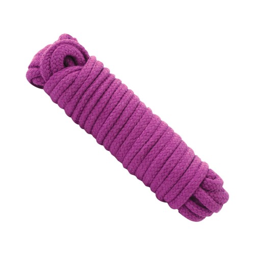 Japanese Style Cotton Bondage Rope - Purple