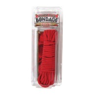 Cotton Bondage Rope Red