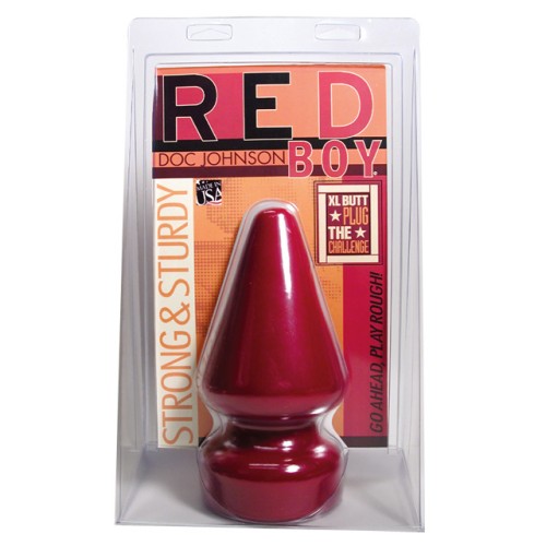 Plug Extra Grande Red Boy para Placer Avanzado