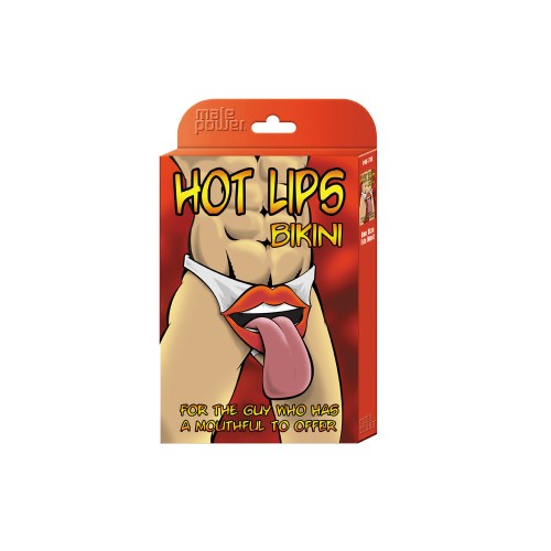 Male Power Bikini Underwear Hot Lips - Regalo Divertido