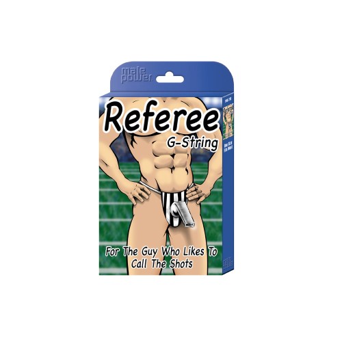 G-String Referee Male Power para Diversión en la Fiesta