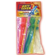 Party Pecker Sipping Straws Assorted