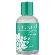 Lubricante con sabor a manzana verde Sliquid Swirl para mejorar el placer