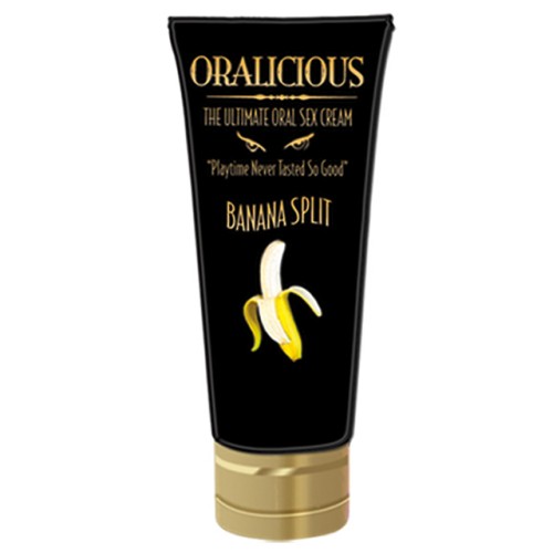 Crema Oralicious Banana Split para Sexo Oral