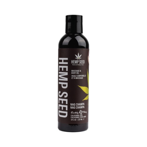 Earthly Body Hemp Seed Massage Oil