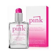 Pink Silicone Lubricant Infused with Vitamin E