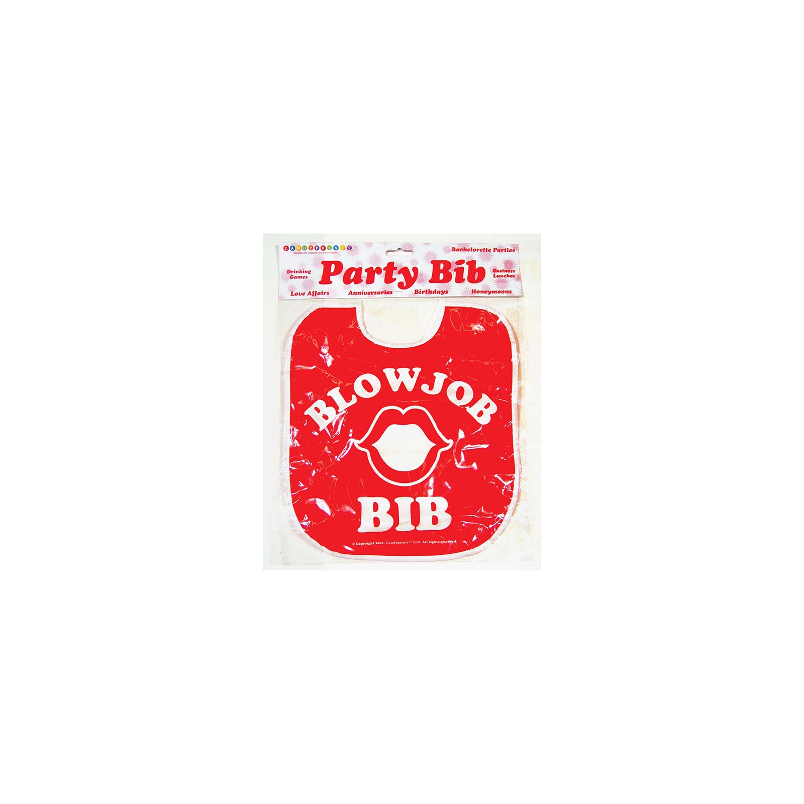 Blow Job Bib Red