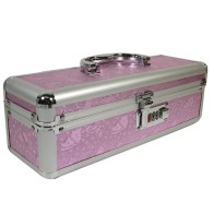 Lockable Vibrator Case Medium Pink