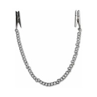 Fetish Fantasy Nipple Chain Clamps Silver