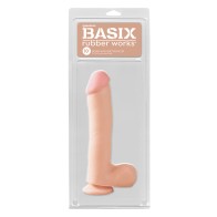 Pipedream Basix 10 in. Dong with Suction Cup - Realistic Pleasure