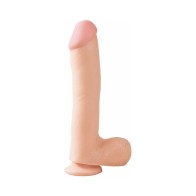 Pipedream Basix 10 in. Dong with Suction Cup - Realistic Pleasure