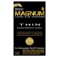 Condones Trojan Magnum Thin de Talla Grande 12-Pack