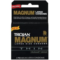 Condones Trojan Magnum Thin - Protección Definitiva