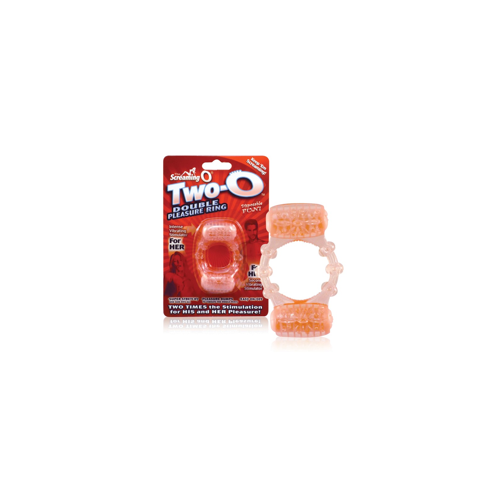 Screaming O Two-O Vibrating Ring - Double Pleasure